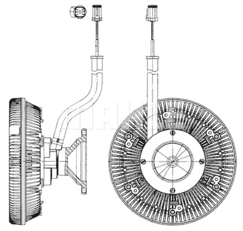 MAHLE Clutch, radiator fan BEHR *** PREMIUM LINE ***