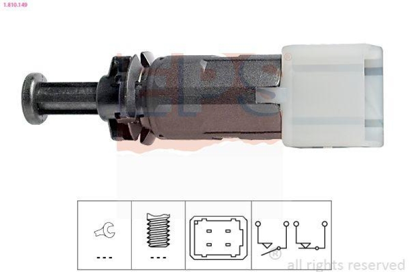 EPS Bremslichtschalter Made in Italy - OE Equivalent