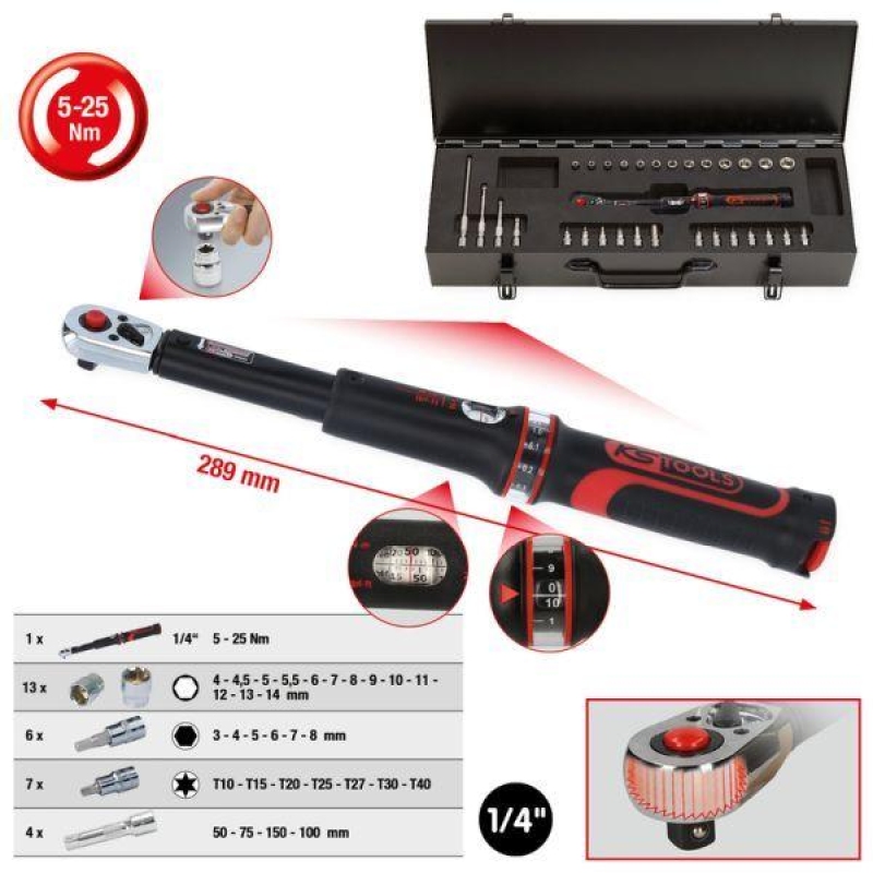 KS TOOLS Torque Wrench Set