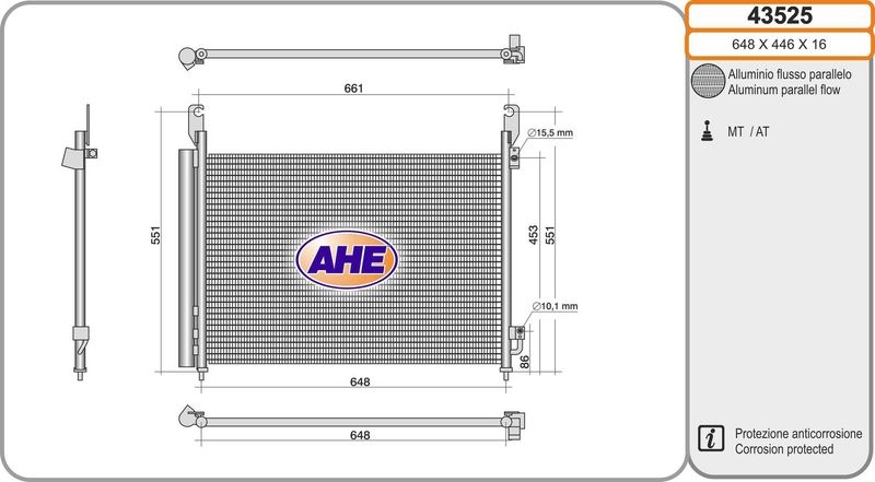 AHE Condenser, air conditioning