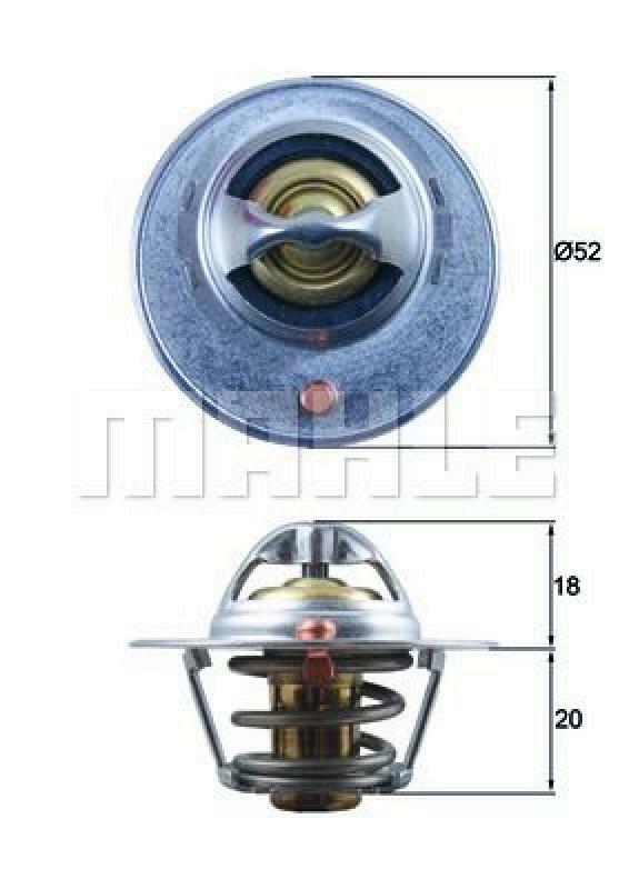 MAHLE Thermostat, coolant