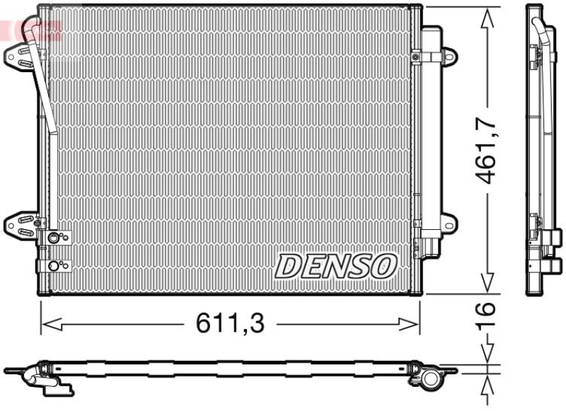 DENSO Kondensator, Klimaanlage