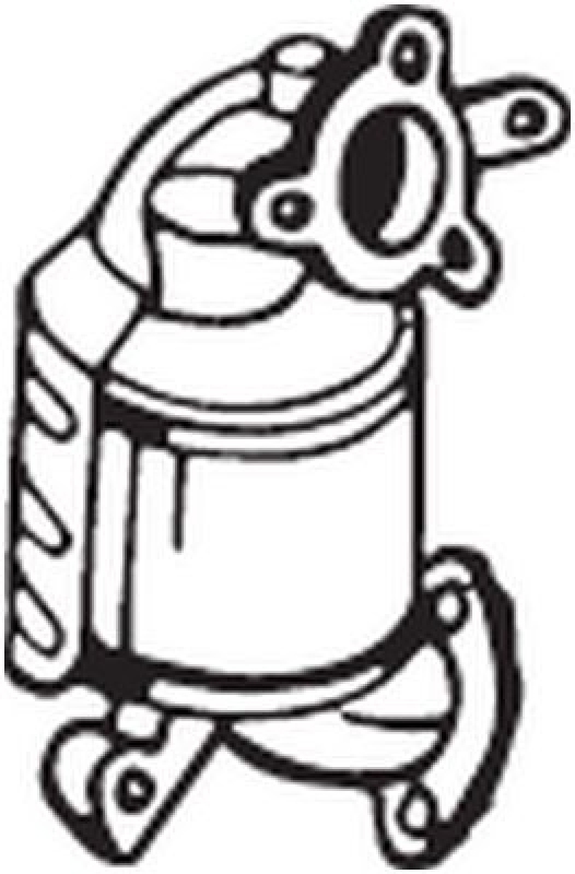 BOSAL Ru&szlig;-/Partikelfilter, Abgasanlage 095-587