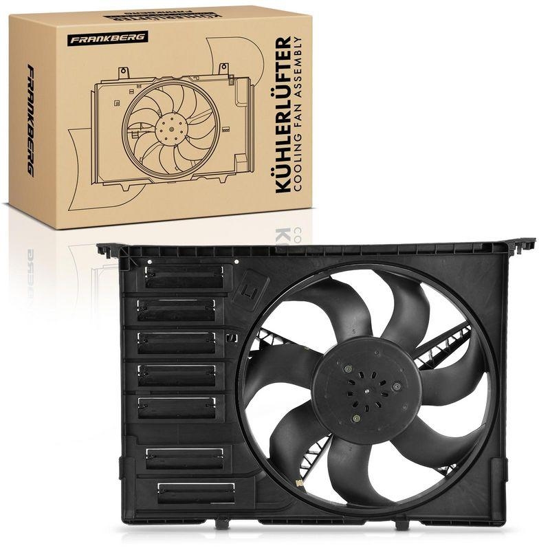 1x Frankberg Motork&uuml;hler Einfachl&uuml;fter mit K&uuml;hlerl&uuml;fterrahmen passend f&uuml;r MINI Mini F56 Cooper SE Bj ab 2019 5481FB0048053