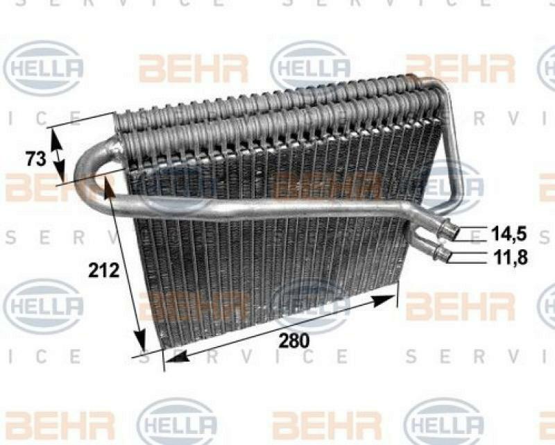 HELLA Evaporator, air conditioning