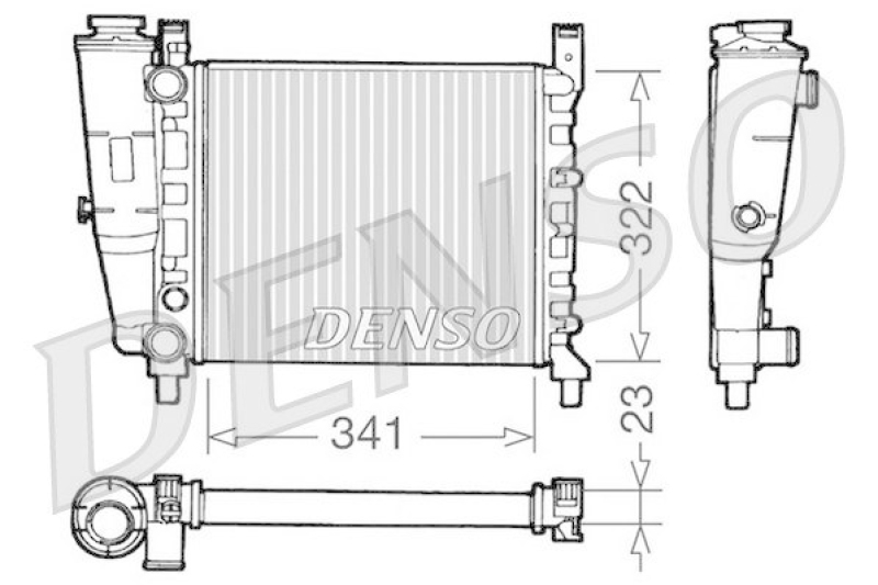DENSO K&uuml;hler, Motork&uuml;hlung DRM09141