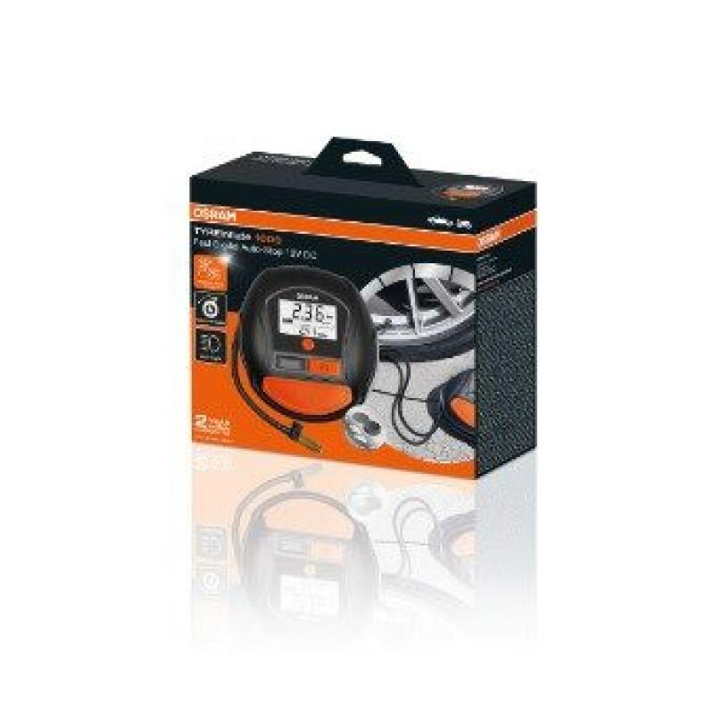 OSRAM Compressed Air Tyre Gauge/-Filler TYREinflate 1000