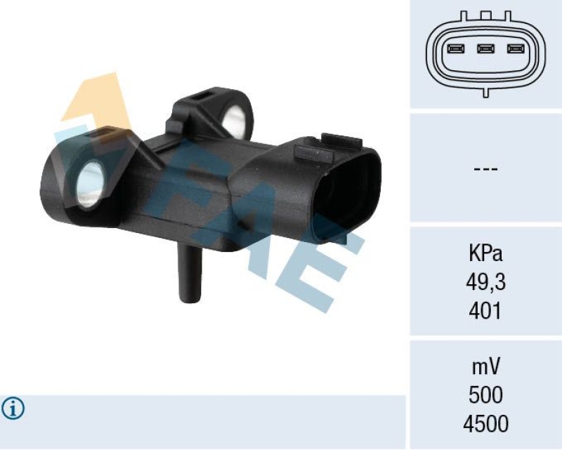FAE Sensor, intake manifold pressure