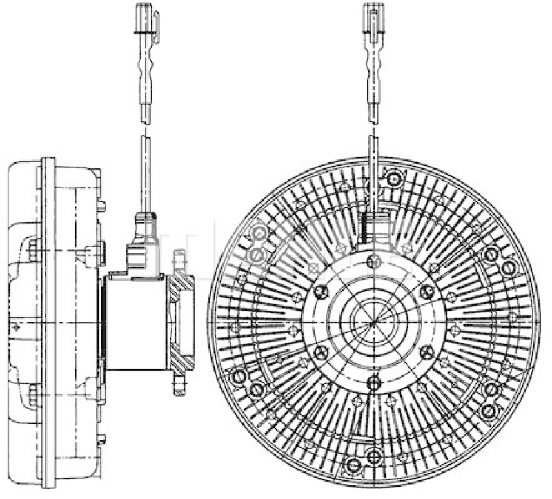 MAHLE Clutch, radiator fan BEHR *** PREMIUM LINE ***