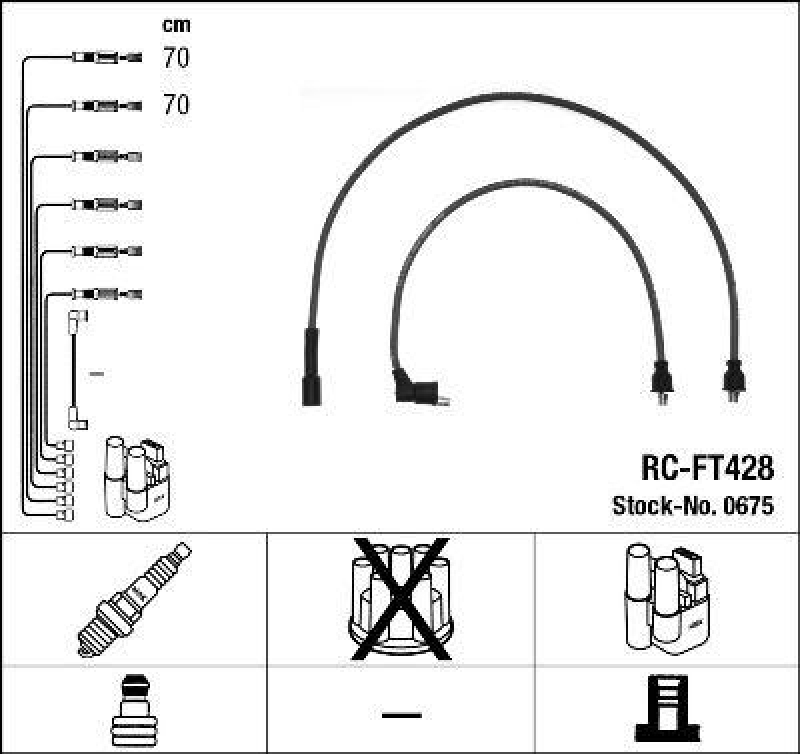 NGK Ignition Cable Kit