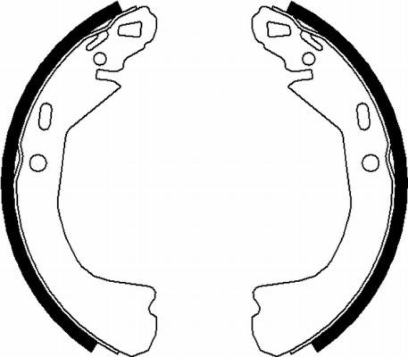 TEXTAR Bremsbackensatz