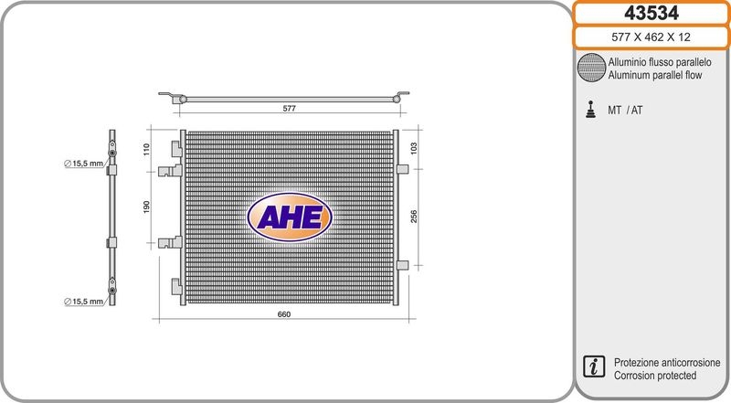 AHE Condenser, air conditioning