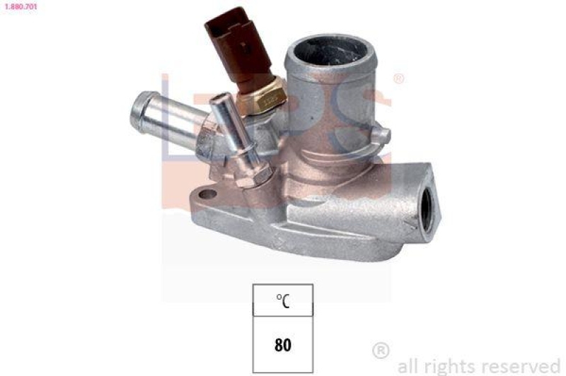 EPS Thermostat für Kühlmittel / Kühlerthermostat Made in Italy...
