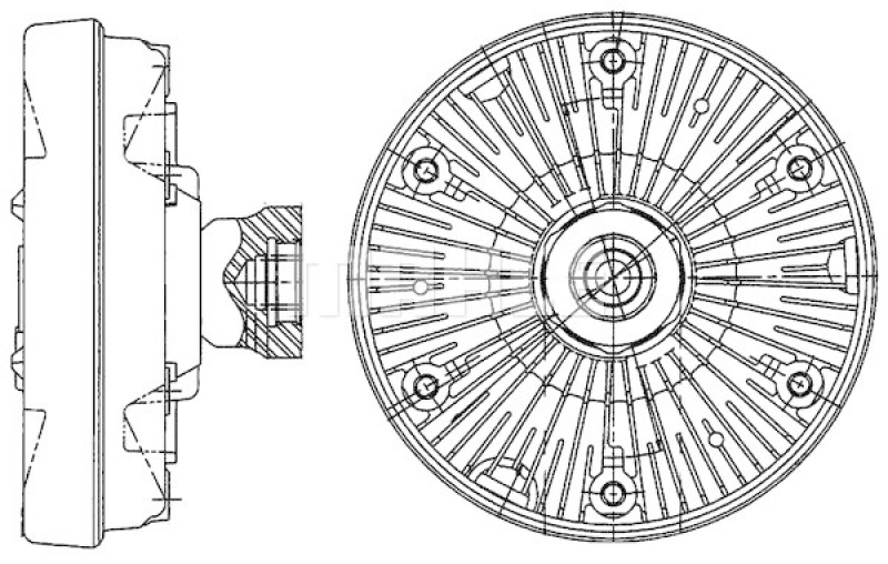 MAHLE Clutch, radiator fan BEHR *** PREMIUM LINE ***