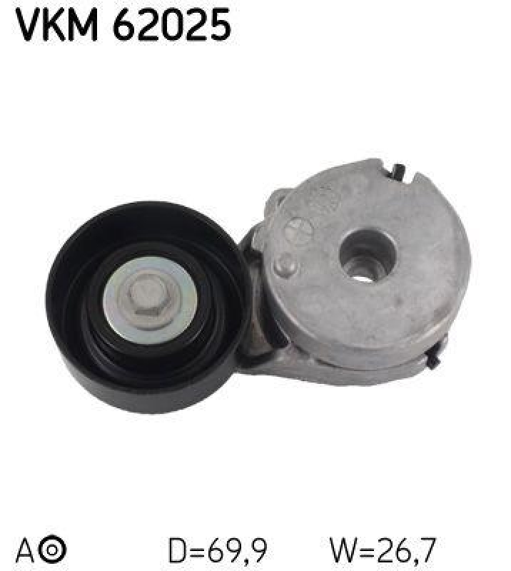SKF Tensioner Pulley, V-ribbed belt