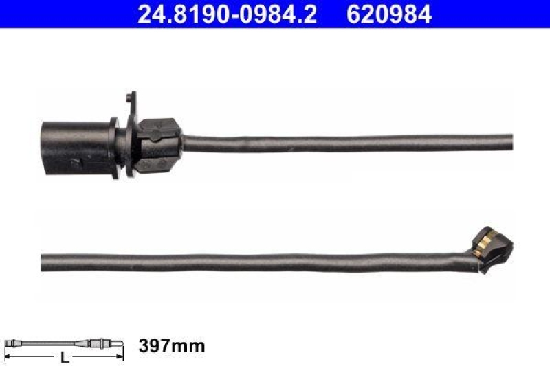 ATE Warning Contact, brake pad wear