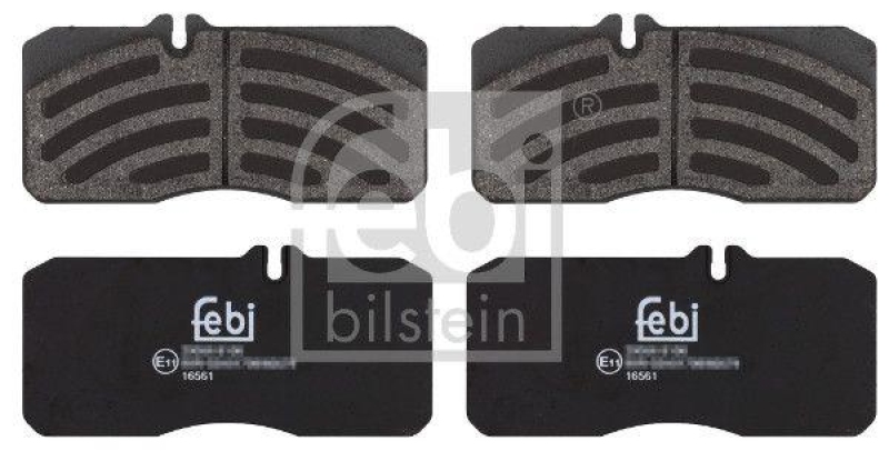 FEBI BILSTEIN Bremsbelagsatz, Scheibenbremse 16561