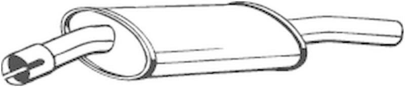 BOSAL Middle Silencer