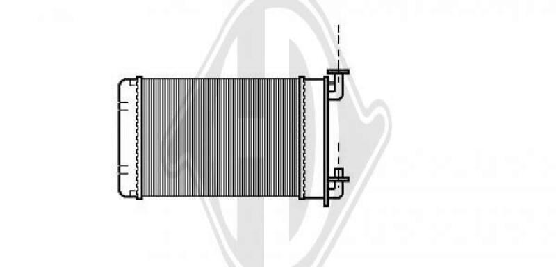 DIEDERICHS W&auml;rmetauscher, Innenraumheizung DIEDERICHS Climate DCM1025