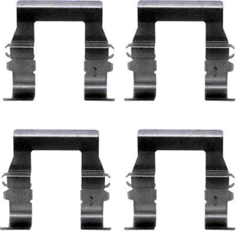 HELLA Accessory Kit, disc brake pad