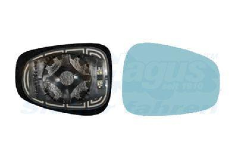 VAN WEZEL Spiegelglas, Au&szlig;enspiegel * HAGUS *