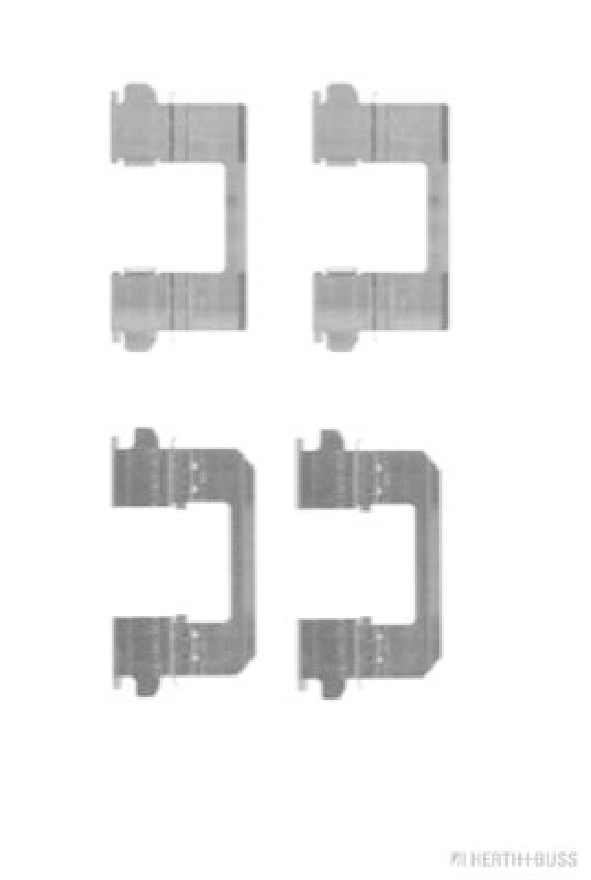 HERTH+BUSS JAKOPARTS Zubeh&ouml;rsatz, Scheibenbremsbelag J3661030