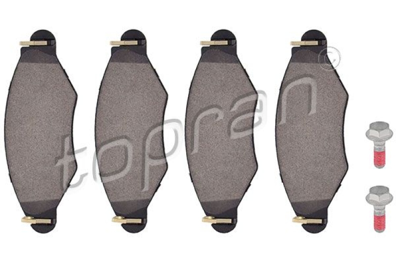 TOPRAN Brake Pad Set, disc brake