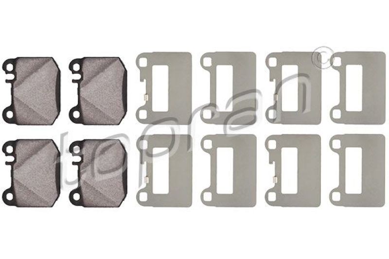 TOPRAN Brake Pad Set, disc brake