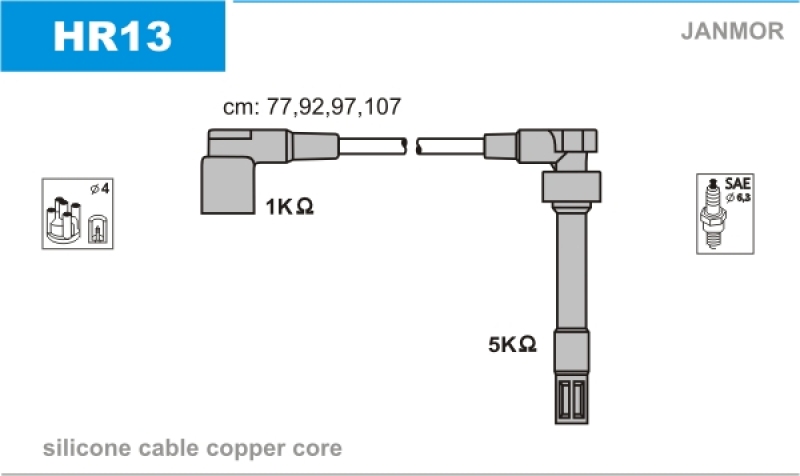 JANMOR Zündleitungssatz