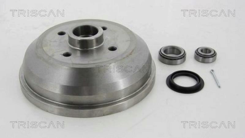 2x TRISCAN Brake Drum