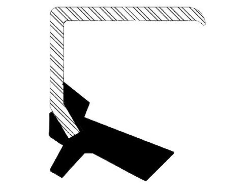 CORTECO Wellendichtring, Radnabe 19036049B