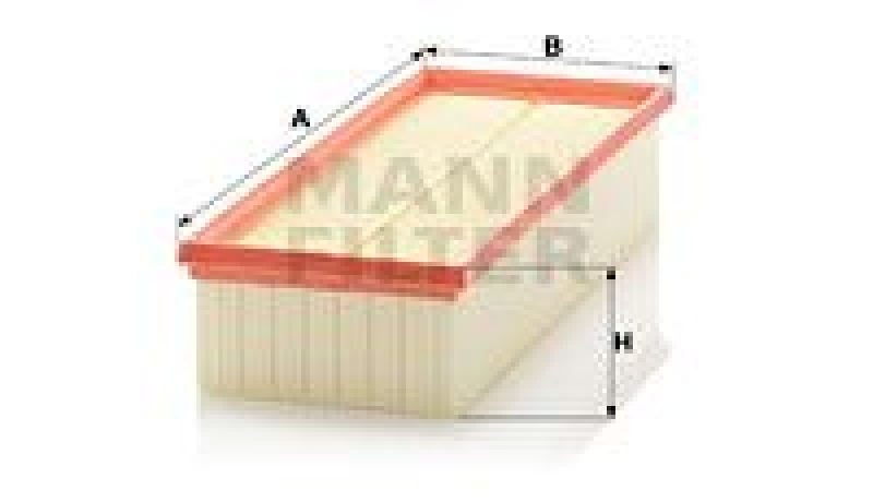 MANN-FILTER Luftfilter C 35 154 passend für Audi A3, VW Golf 5/6, Skoda ...