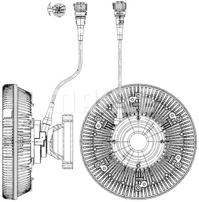 MAHLE Clutch, radiator fan BEHR *** PREMIUM LINE ***