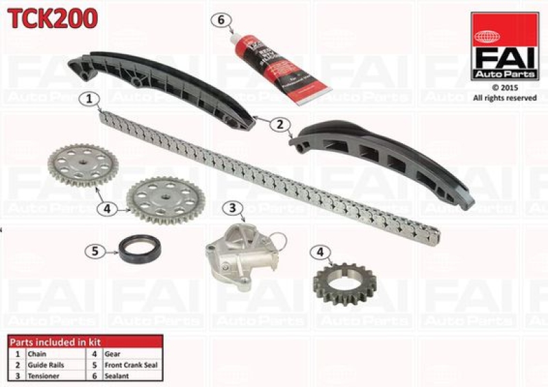 FAI AutoParts Steuerkettensatz TCK200