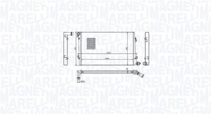 MAGNETI MARELLI Kühler, Motorkühlung