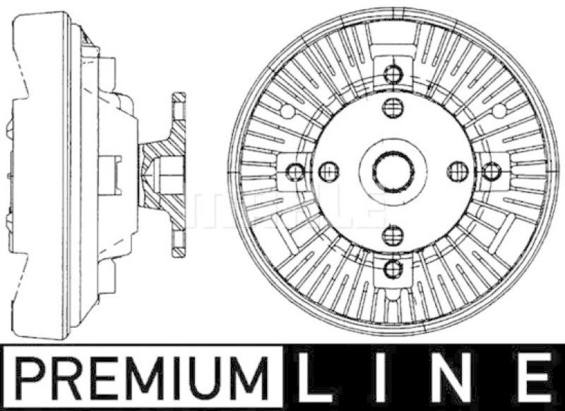 MAHLE Clutch, radiator fan BEHR *** PREMIUM LINE ***