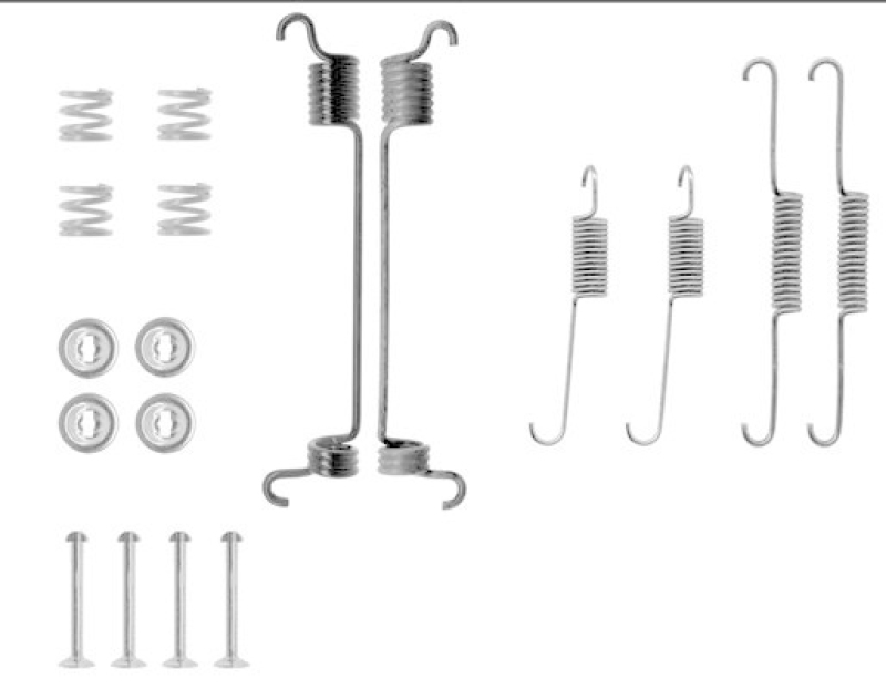 TEXTAR Accessory Kit, brake shoes