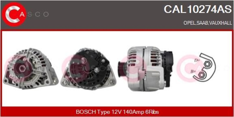 CASCO Generator Brand New HQ