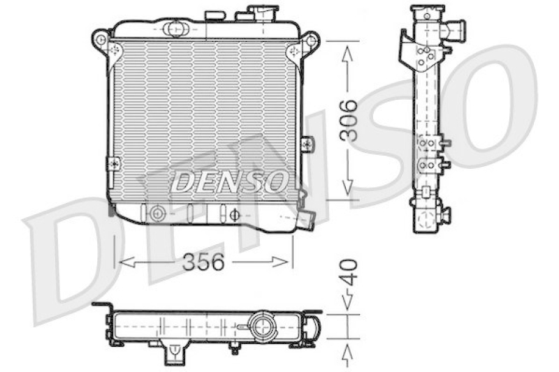 DENSO Radiator, engine cooling