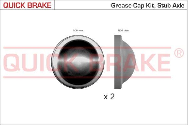 QUICK BRAKE Kappe, Radlager