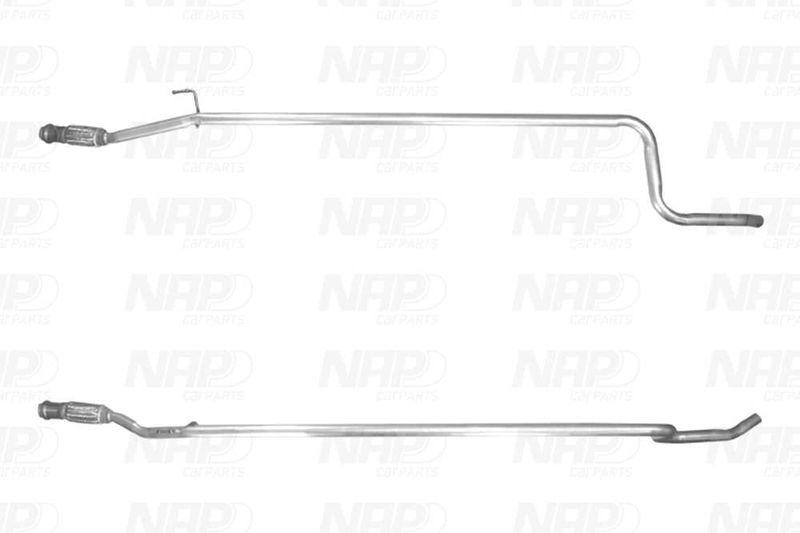 NAP carPARTS Abgasrohr CAC10614