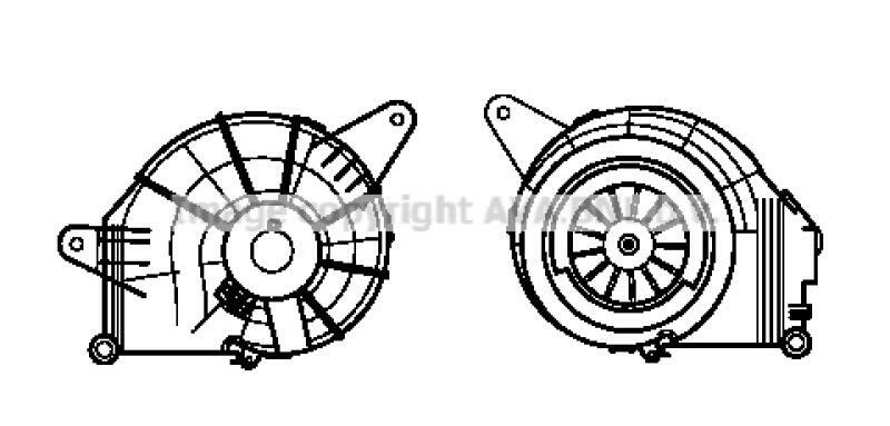 AVA QUALITY COOLING Elektromotor, Innenraumgebläse