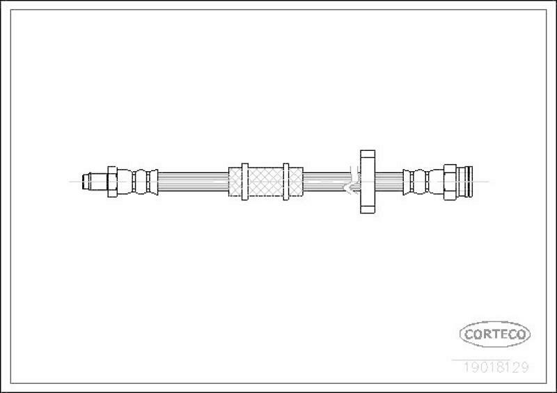 CORTECO Bremsschlauch 19018129