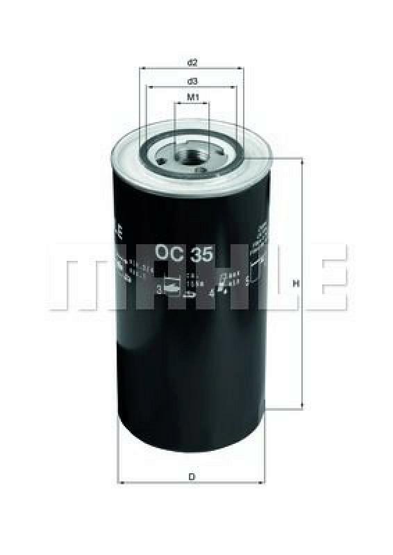 MAHLE ORIGINAL Oil Filter