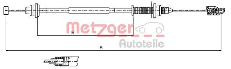 METZGER Gaszug