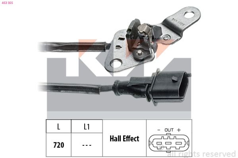 KW Sensor, Nockenwellenposition Made in Italy - OE Equivalent