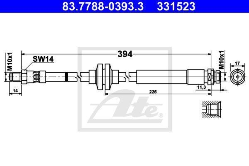 ATE Bremsschlauch