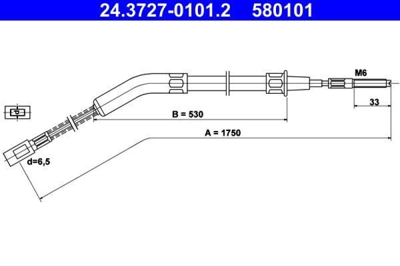 ATE Cable, parking brake