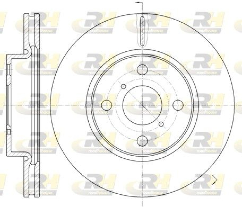 2x ROADHOUSE Bremsscheibe