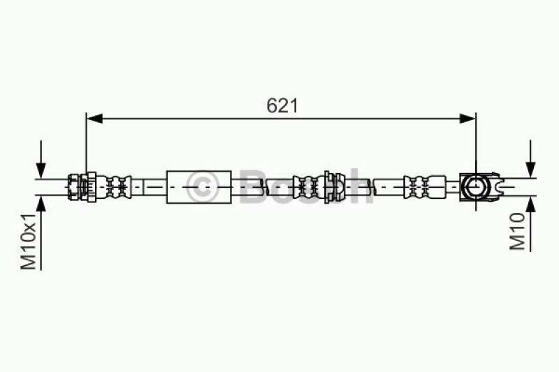 BOSCH Bremsschlauch 1 987 481 592